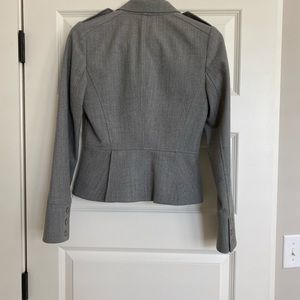 Theory military wool short blazer